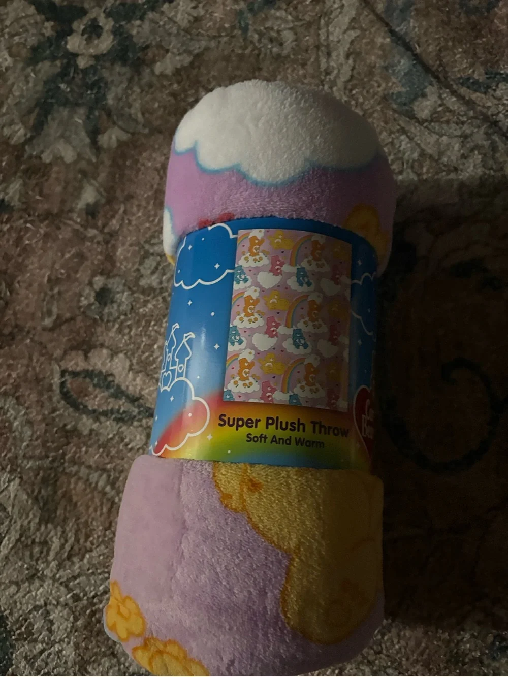 New Care Bears throw blanket